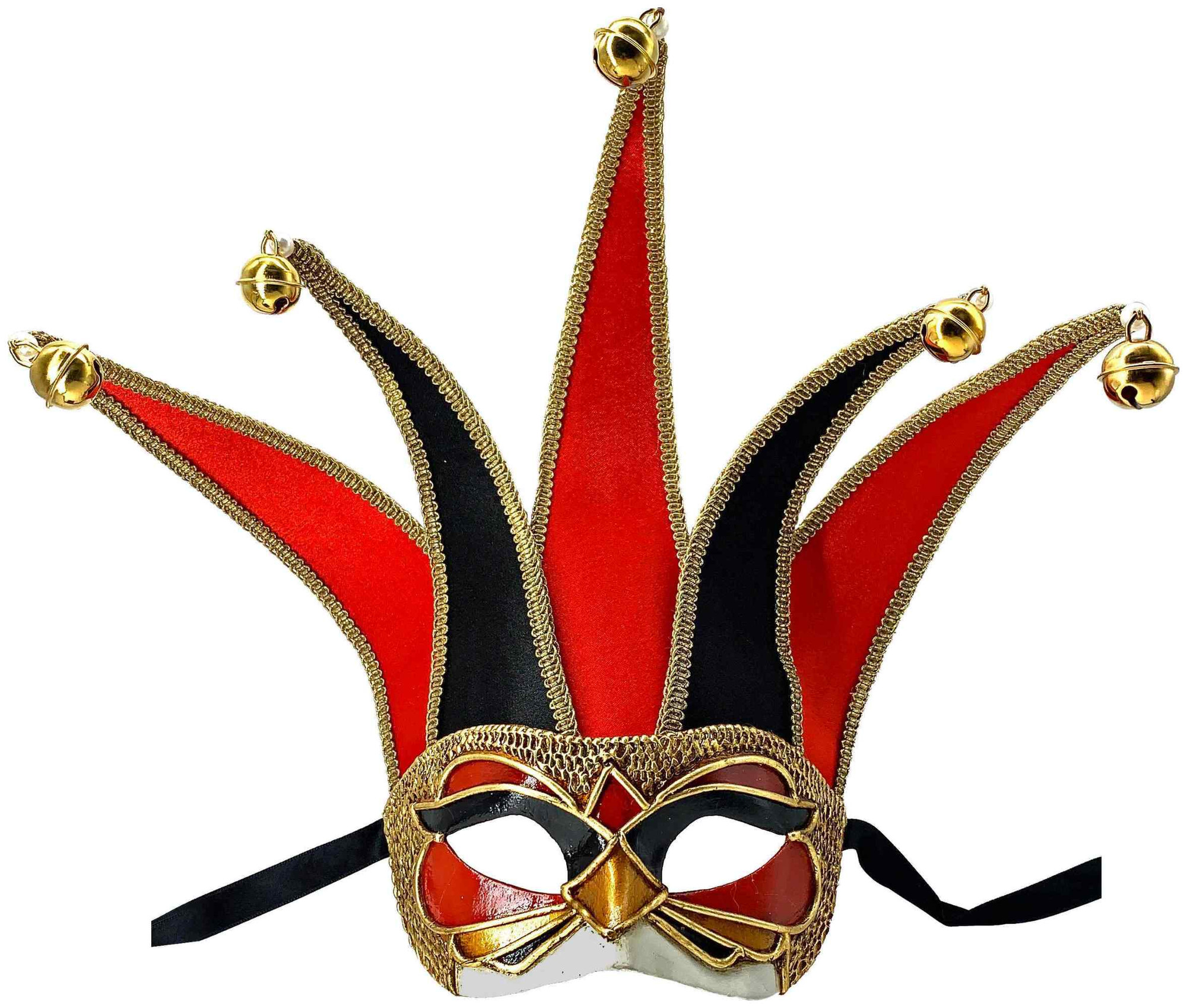 Colombina Jolly Velluto Red Venetian Italian Masquerade Adult Womens Mens Mask