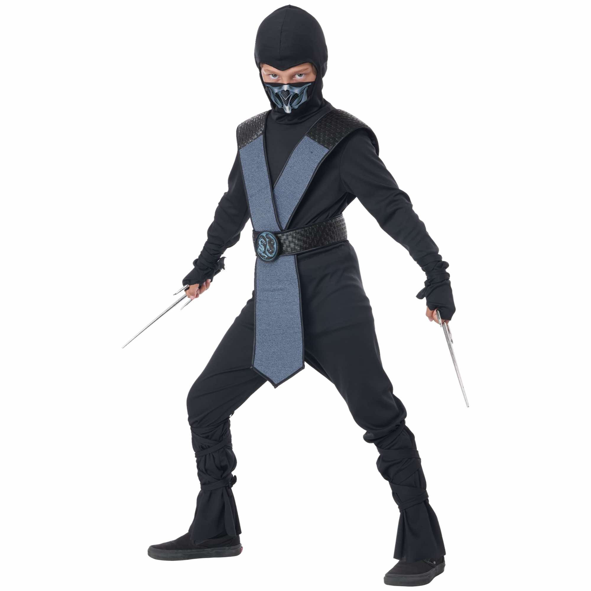 Dragon Master Ninja Blue Japanese Warrior Samurai Book Week Boys Costume