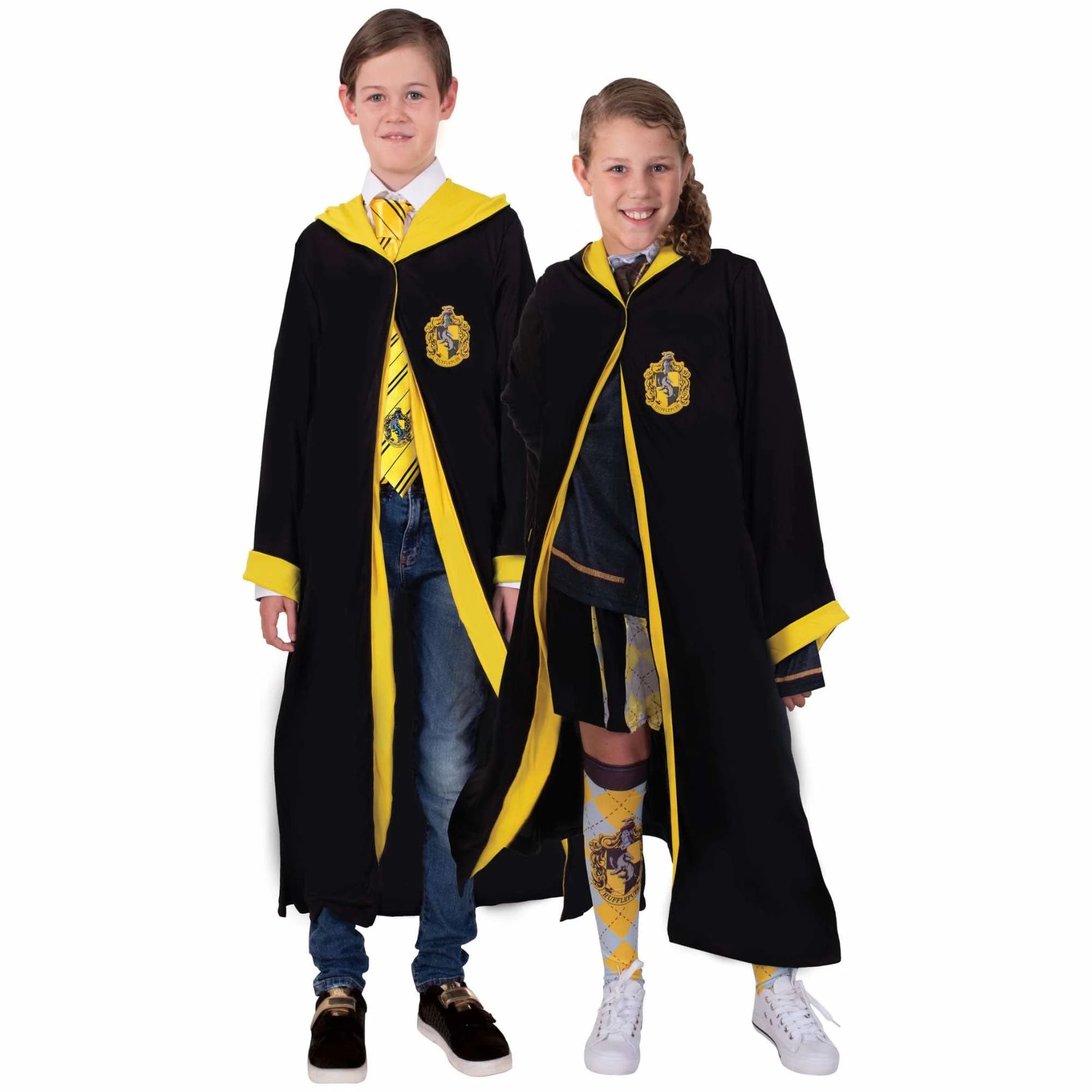 Hufflepuff Harry Potter Movie Book Week Child Unisex Boys Girls Costume Robe