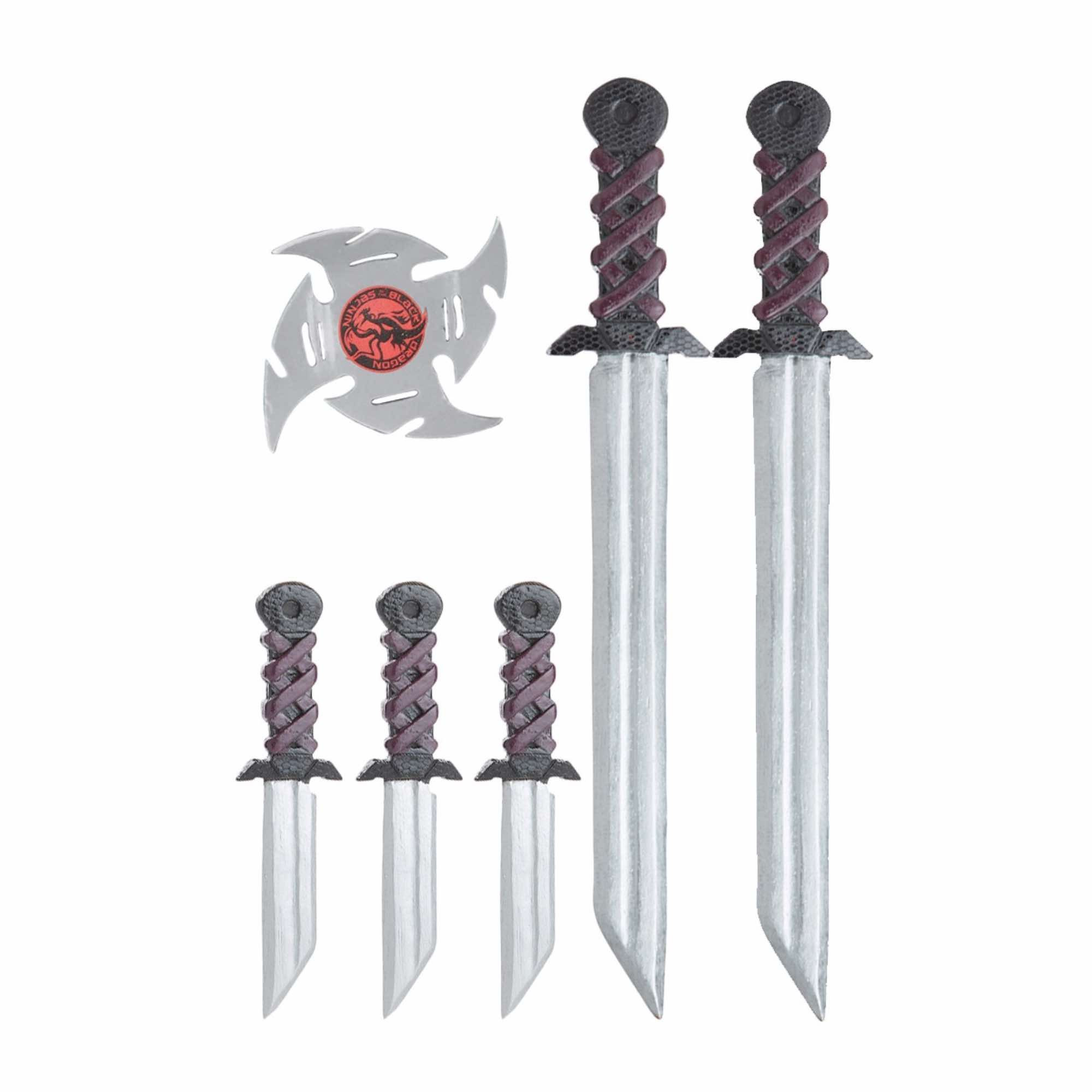 Stealth Ninja Japanese Warrior Costume Weapons Belt