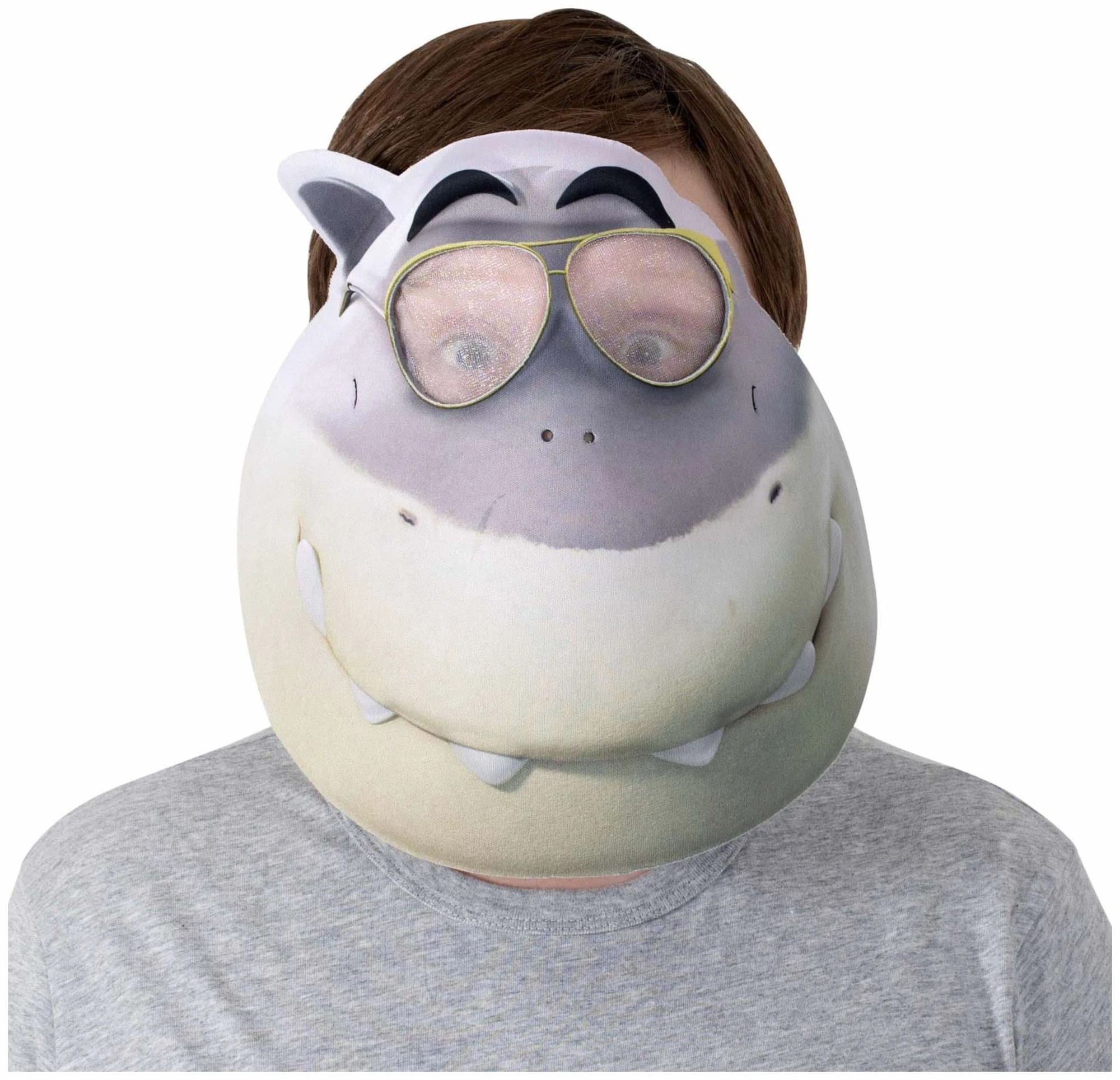 Mr Shark Lou The Bad Guys Movie Child Boys Costume 3D shaped Foam Face Mask
