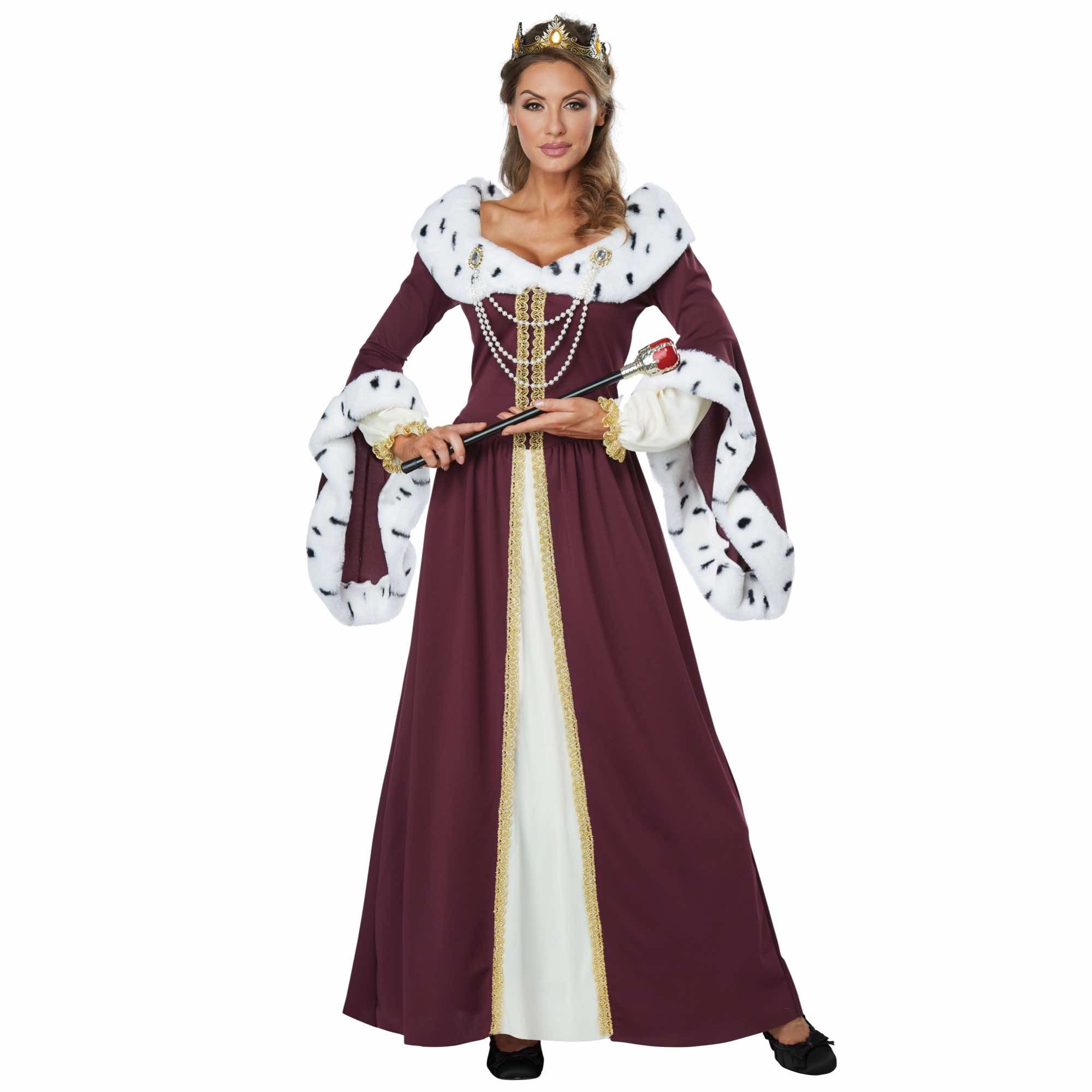 Royal Storybook Queen Renaissance Medieval Fairytale Book Week Womens Costume