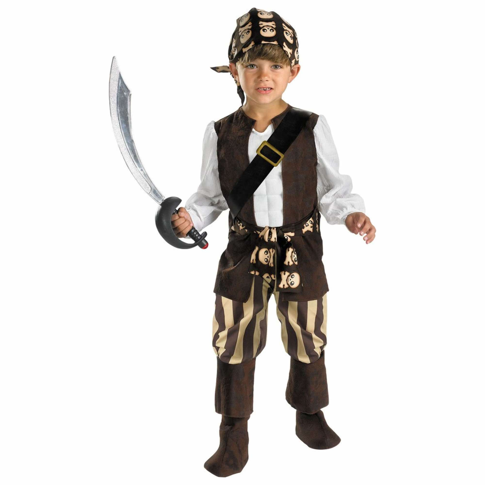Rogue Pirate Captain Swashbuckler Book Week Child Boys Costume S
