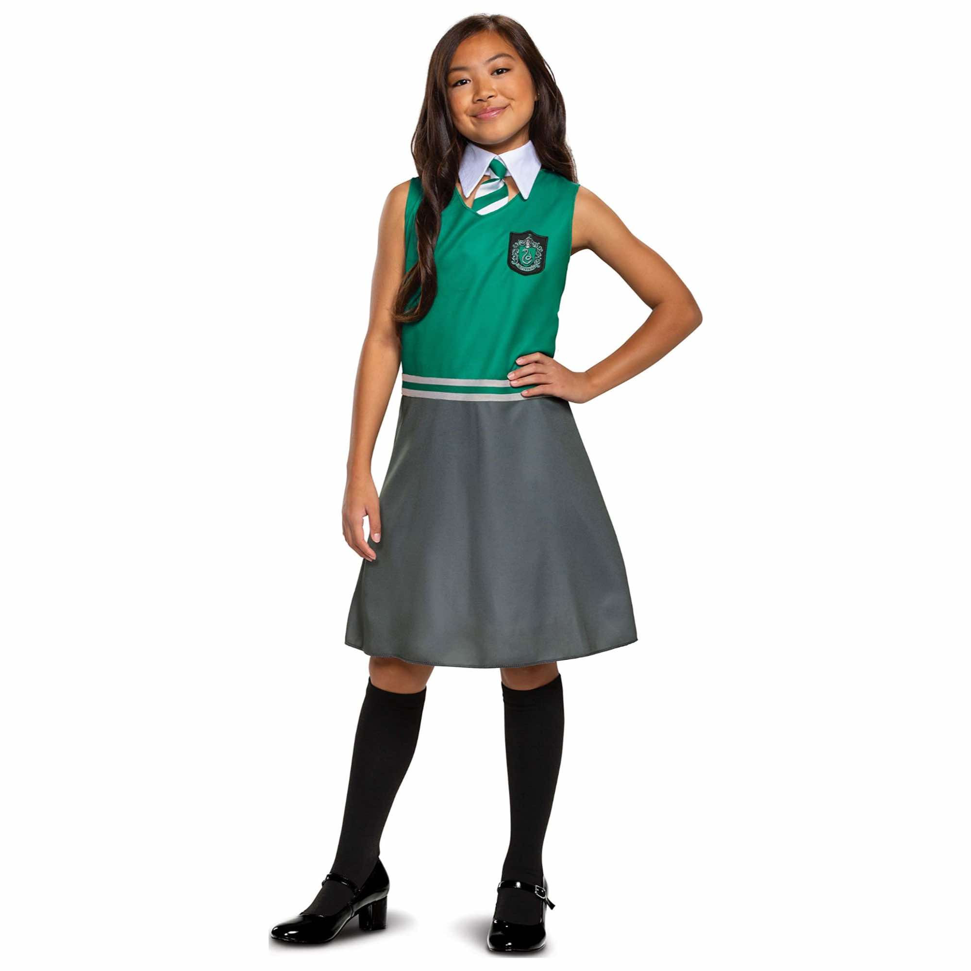 Slytherin Dress Classic Harry Potter Movie Book Week Child Girls Costume