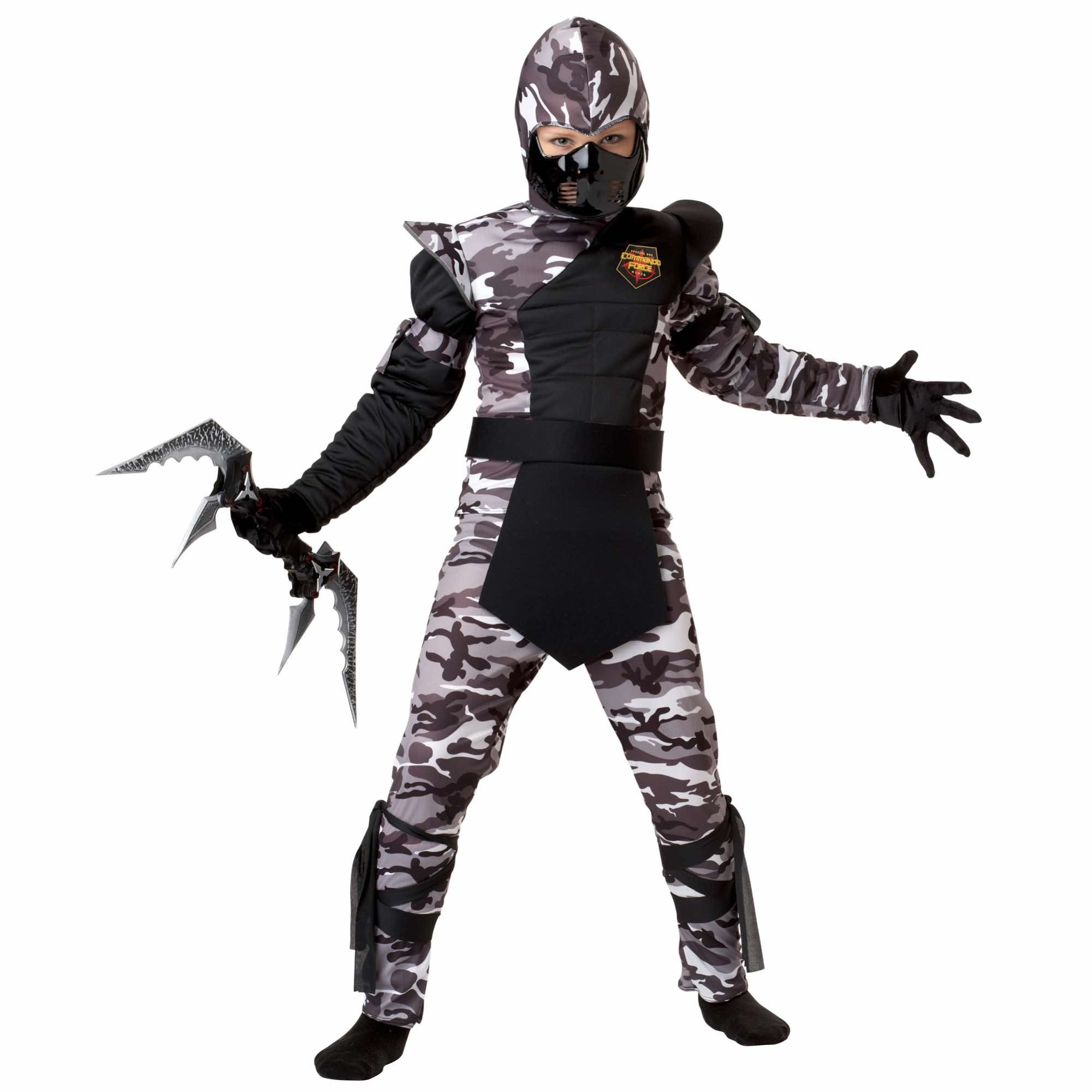 Arctic Force Ninja Stealth Japanese Warrior Troopers Karate Boys Costume