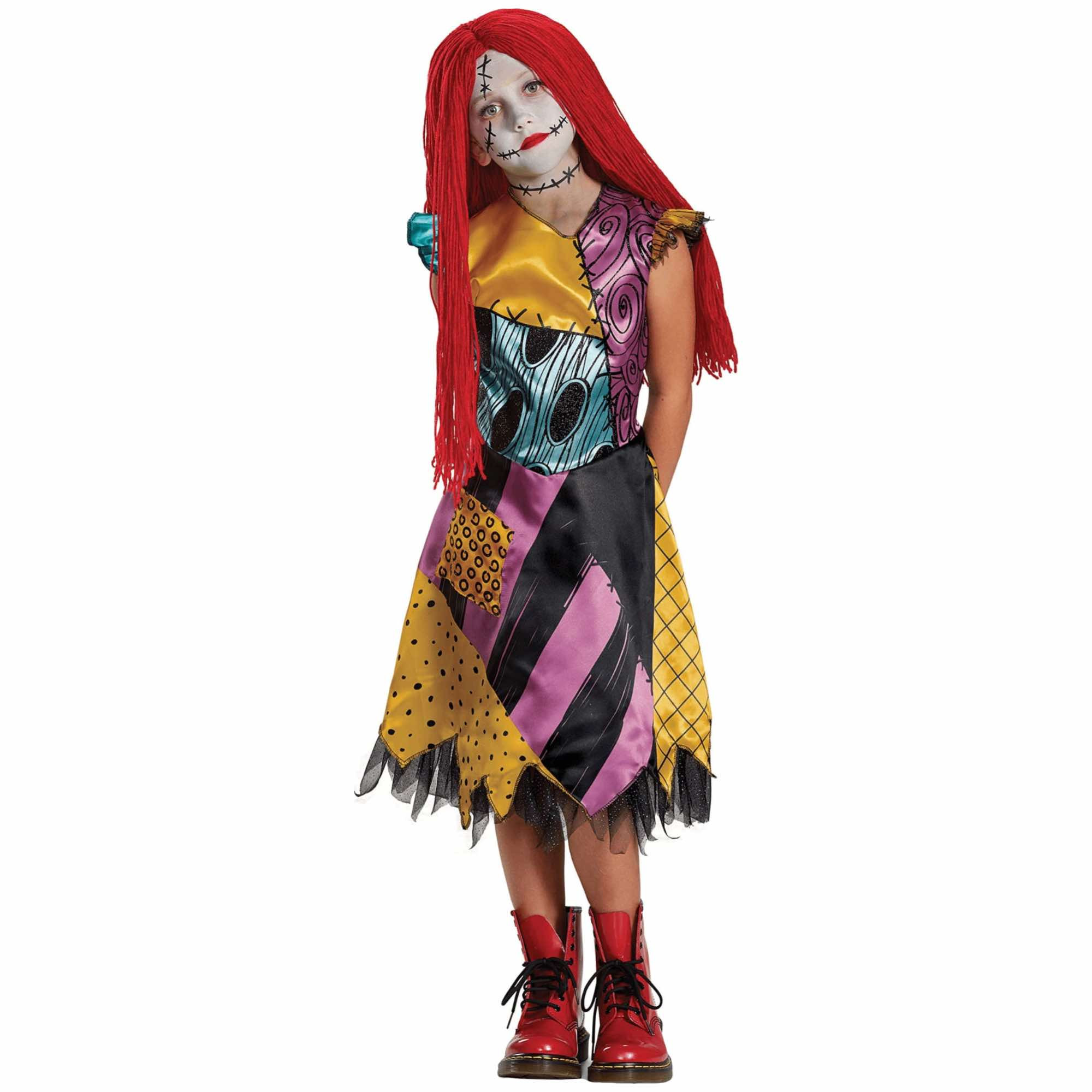 Sally Deluxe Disney The Nightmare Before Christmas Movie Child Girls Costume