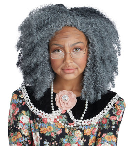 Fancy Nana Grandma Old Lady Granny 100 Days of School Book Week Girl Costume Kit Fancy Nana Grandma Old Lady Granny 100 Days of School Book Week Girl Costume Kit