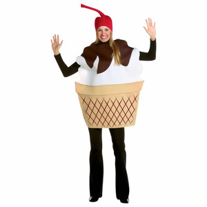 Ice Cream Sundae Dessert Sweet Treat Food Funny Unisex Adult Mens Womens Costume Ice Cream Sundae Dessert Sweet Treat Food Funny Unisex Adult Mens Womens Costume