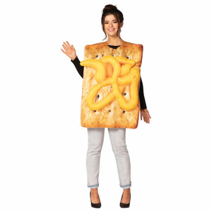 Cracker with Cheezy Cheese Snack Food Funny Unisex Adult Mens Womens Costume Cracker with Cheezy Cheese Snack Food Funny Unisex Adult Mens Womens Costume