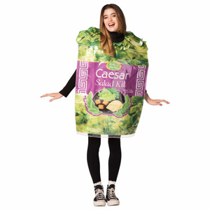 Caesar Salad Kit Mixed Greens Funny Food Unisex Adult Mens Womens Costume