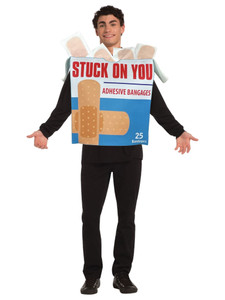 Stuck On You Bandages Box Plaster Funny Unisex Adult Mens Womens Costume Stuck On You Bandages Box Plaster Funny Unisex Adult Mens Womens Costume