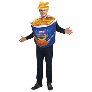 Kraft Mac and Cheese Cup Macaroni Pasta Food Unisex Adult Mens Womens Costume Kraft Mac and Cheese Cup Macaroni Pasta Food Unisex Adult Mens Womens Costume