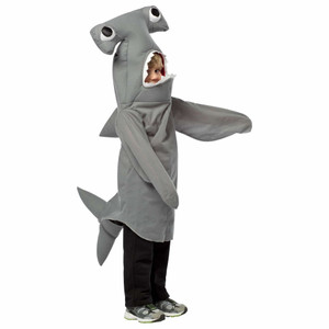 Hammerhead Shark Ocean Sea Animal Big Fish Unisex Toddler Boys Girl Costume 3-4T Hammerhead Shark Ocean Sea Animal Big Fish Unisex Toddler Boys Girl Costume 3-4T