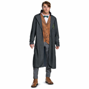 Newt Scamander Deluxe Fantastic Beasts Mens Costume Plus 2XL Newt Scamander Deluxe Fantastic Beasts Mens Costume Plus 2XL