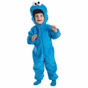 Cookie Monster Deluxe Sesame Street Muppet TV Infant Baby Boys Costume 12-18M Cookie Monster Deluxe Sesame Street Muppet TV Infant Baby Boys Costume 12-18M