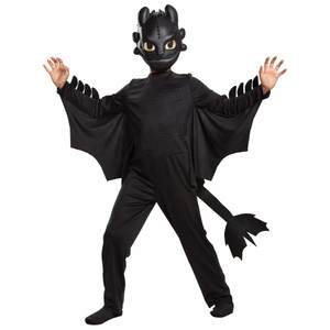 Toothless Classic How To Train Your Dragon Movie Toddler Boys Costume 3T-4T Toothless Classic How To Train Your Dragon Movie Toddler Boys Costume 3T-4T