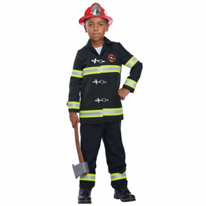 Junior Fire Chief Fireman Firefighter Rescuer Hero Book Week Boys Costume Junior Fire Chief Fireman Firefighter Rescuer Hero Book Week Boys Costume
