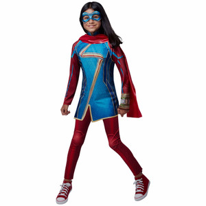 Ms. Marvel Classic Superhero Book Week Child Girls Costume Ms. Marvel Classic Superhero Book Week Child Girls Costume