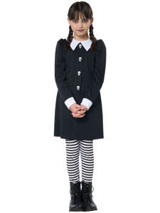 Dreadful Daughter Wednesday Magic Horror Movie Halloween Child Girls Costume Dreadful Daughter Wednesday Magic Horror Movie Halloween Child Girls Costume