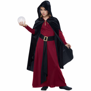 Twilight Sorceress Witch Gothic Medieval Renaissance Child Girls Costume Twilight Sorceress Witch Gothic Medieval Renaissance Child Girls Costume