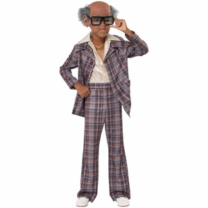 100 And Still Ballin Old Man Grandpa 100 Days of School 70s Child Boys Costume