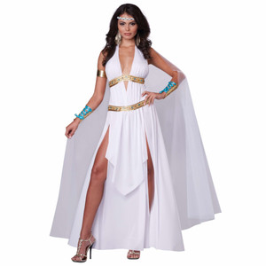 Glorious Goddess Greek Roman Queen of Athens Cleopatra Toga Womens Costume Glorious Goddess Greek Roman Queen of Athens Cleopatra Toga Womens Costume