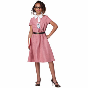 Aerospace Mathematician Johnson Famous Space Scientist Child Girls Costume
