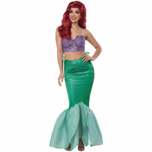 Storybook Mermaid Sea Princess Little Mermaid Fairytale Adult Womens Costume Storybook Mermaid Sea Princess Little Mermaid Fairytale Adult Womens Costume