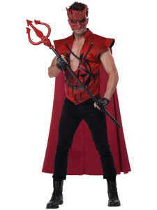 Hot As Hell Devil Satan Lucifer Religious Horror Halloween Adult Mens Costume Hot As Hell Devil Satan Lucifer Religious Horror Halloween Adult Mens Costume