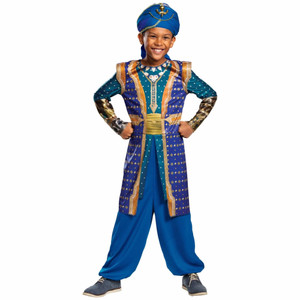 Genie Classic Deluxe Disney Aladdin Book Week Toddler Boys Costume 3T-4T