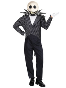 Jack Skellington Disney The Nightmare Before Christmas Halloween Mens Costume XL Jack Skellington Disney The Nightmare Before Christmas Halloween Mens Costume XL