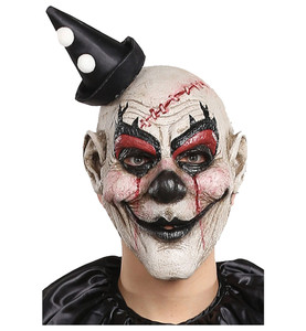 Kill Joy Horror Clown Joker Jester Creepy Evil Scary Halloween Mens Costume Mask Kill Joy Horror Clown Joker Jester Creepy Evil Scary Halloween Mens Costume Mask
