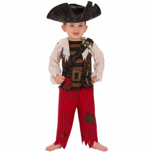 Pirate Matey Swashbuckler Toddler Boys Costume 18-36M Pirate Matey Swashbuckler Toddler Boys Costume 18-36M