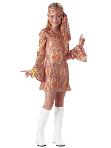 Disco Dolly 1960s 1970s Hippie Hippy Go Go Retro Book Week Girls Costume Disco Dolly 1960s 1970s Hippie Hippy Go Go Retro Book Week Girls Costume