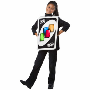 UNO Card Game Unisex Kids Costume
