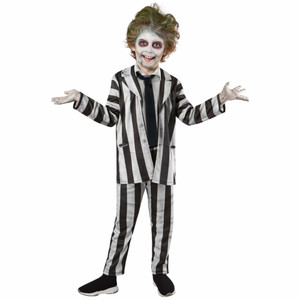 Beetlejuice Deluxe Movie Boys Costume Beetlejuice Deluxe Movie Boys Costume
