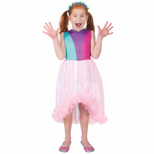 Poppy Trolls Band Together Girls Costume 4-6 Years Poppy Trolls Band Together Girls Costume 4-6 Years
