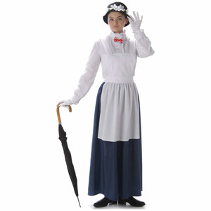 Victorian Nanny Women Costume Plus XL Victorian Nanny Women Costume Plus XL