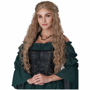 Renaissance Maiden Medieval Dirty Blonde Womens Wig Renaissance Maiden Medieval Dirty Blonde Womens Wig