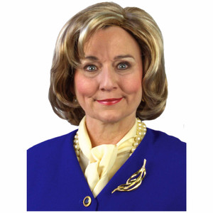 US Candidate Political President Dark Blonde Womens Wig US Candidate Political President Dark Blonde Womens Wig