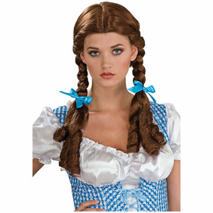 Storybook Farm Girl Brown Braid Womens Wig Storybook Farm Girl Brown Braid Womens Wig