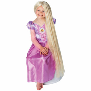 Rapunzel Disney Princess Blonde Long Girls Wig Rapunzel Disney Princess Blonde Long Girls Wig