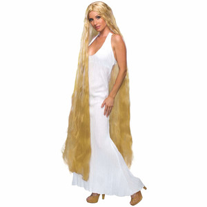 Rapunzel or Medieval Princess Long Blonde Womens Wig Rapunzel or Medieval Princess Long Blonde Womens Wig