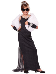 Movie Diva Red Carpet Audrey 60s Celebrity Child Girls Costume