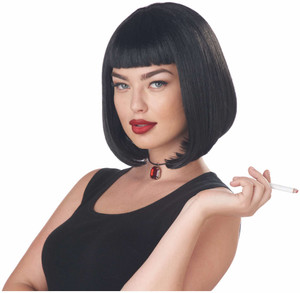 Pulp Film Icon Short Black Bob Womens Wig Pulp Film Icon Short Black Bob Womens Wig