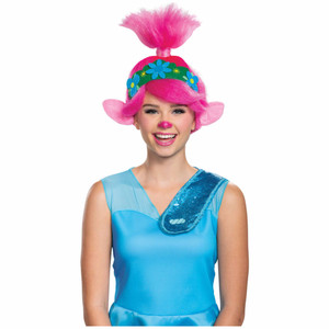 Poppy Trolls World Tour Movie Pink Womens Wig Poppy Trolls World Tour Movie Pink Womens Wig