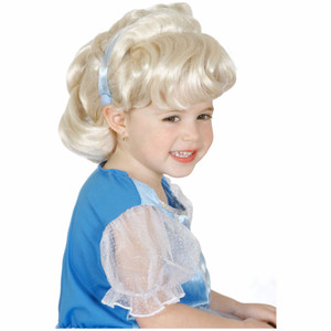 Cinderella Disney Princess Blue Girls Wig Cinderella Disney Princess Blue Girls Wig
