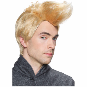 Hipster Guy Blonde Funny Mens Wig