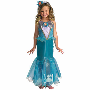 Ariel Prestige Mermaid Disney Toddler Girls Costume 3T - 4T Ariel Prestige Mermaid Disney Toddler Girls Costume 3T - 4T