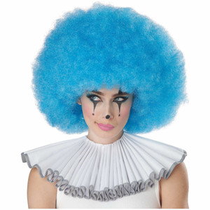 Clown Jumbo Afro Blue Adult Unisex Wig Clown Jumbo Afro Blue Adult Unisex Wig